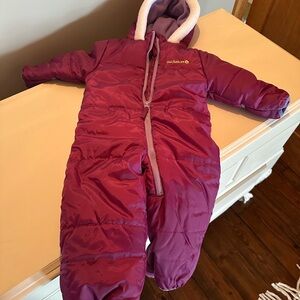 Pink Platinum Lavender Snowsuit with Hood